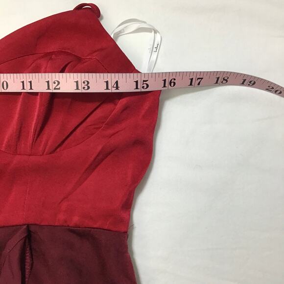 LULU'S SZ S Burgundy Double Darling Adjustable Strap Ruffled Maxi Dress NEW B155 - Picture 6 of 9